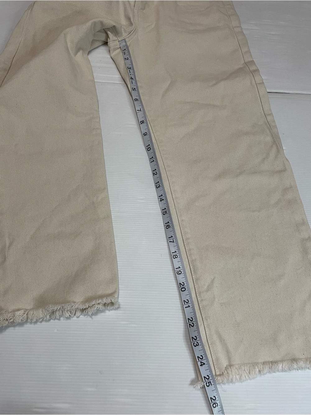 The Great The Wayne Jean Straight Leg Jeans Neutral | Size: 27 - Picture 10 of 10